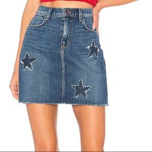 L’agence Estrella star patch skirt - Picture 1 of 9